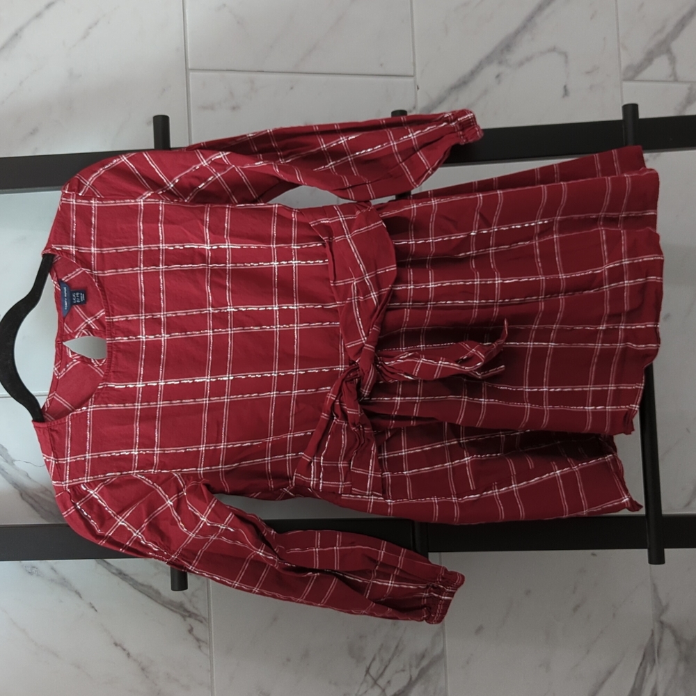 Girls maroon dress